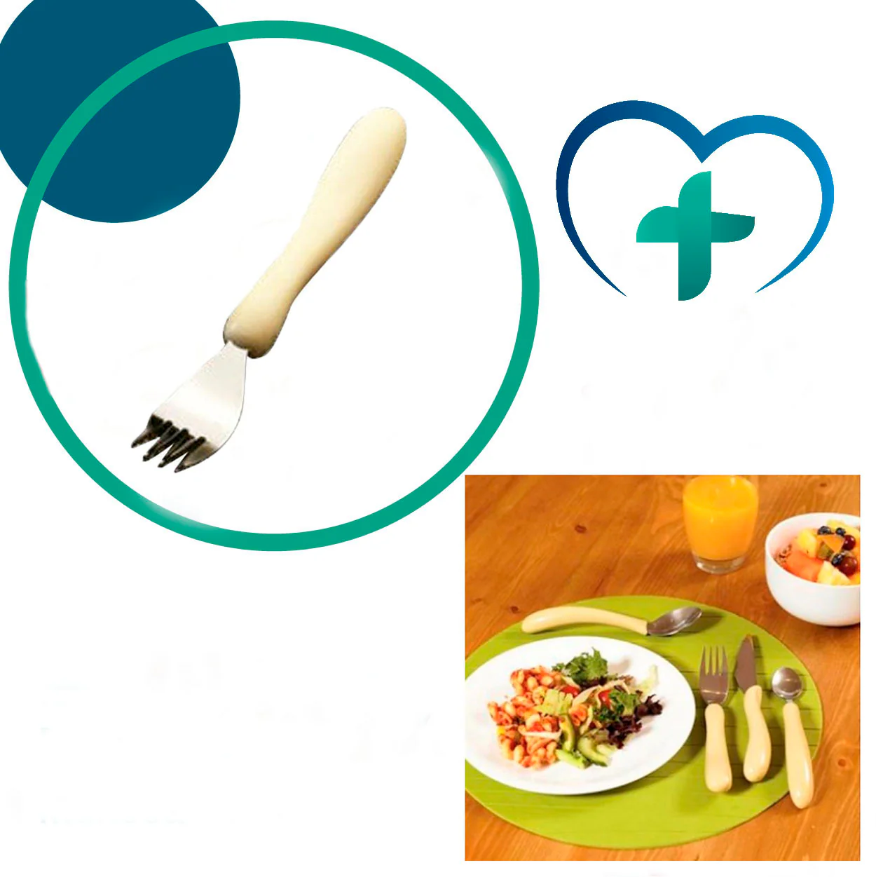 Angepasste Gabel mit ergonomischem Griff | Mehr Stabilität - Image 3