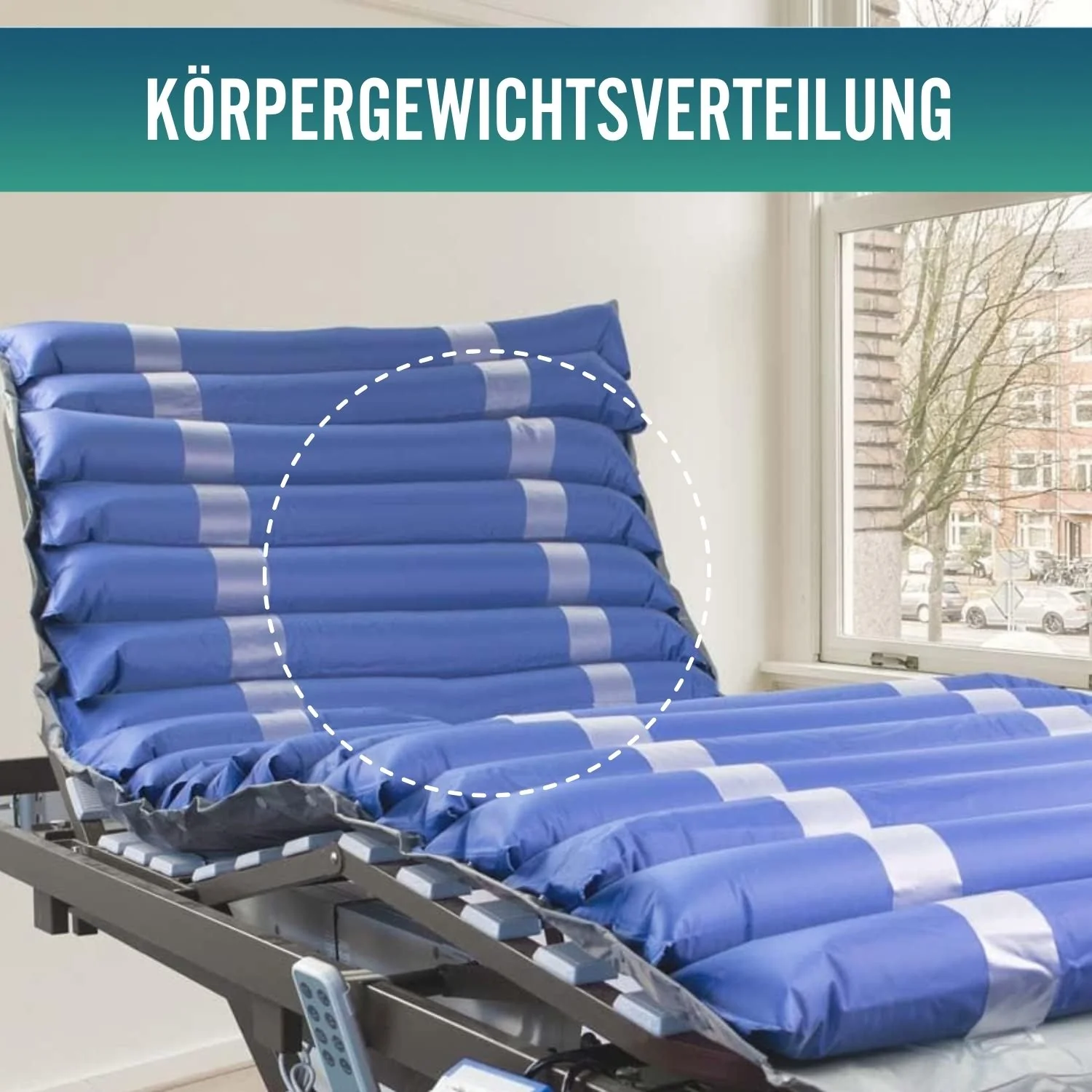 Antidekubitusmatratze mit austauschbaren Zellen und Kompressor - Image 4