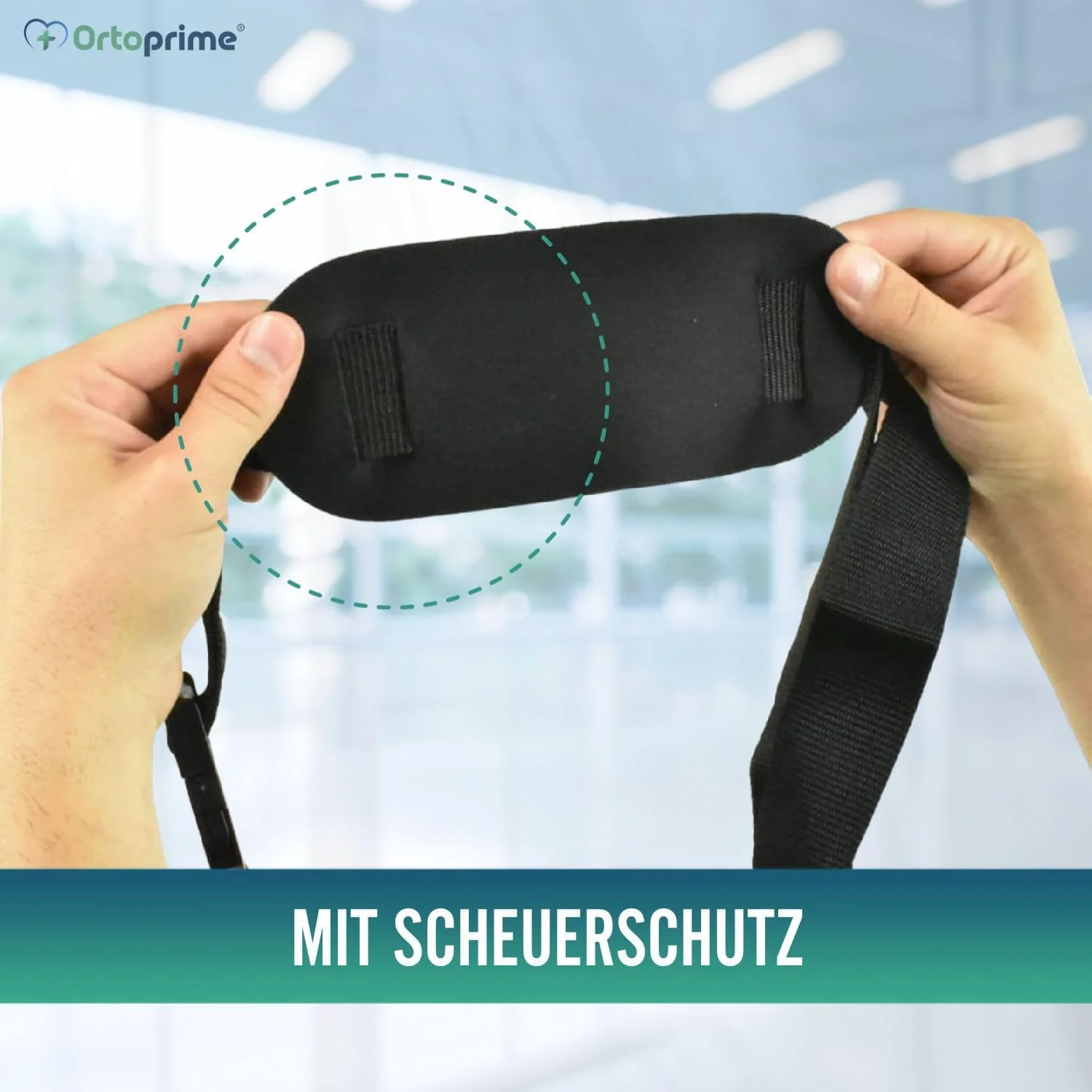 Atmungsaktive Schulterbandage mit verstellbarem Gurt | Beidseitig - Image 10
