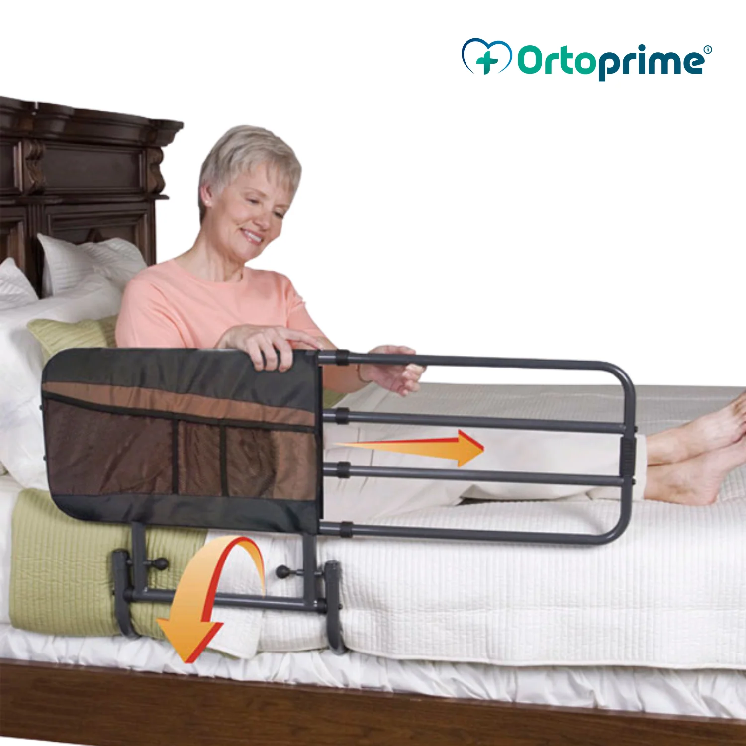 Ausziehbares Geländer mit klappbarem System für das Bett - Image 2
