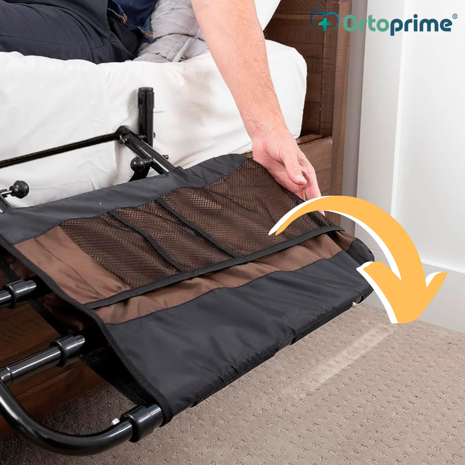 Ausziehbares Geländer mit klappbarem System für das Bett - Image 4