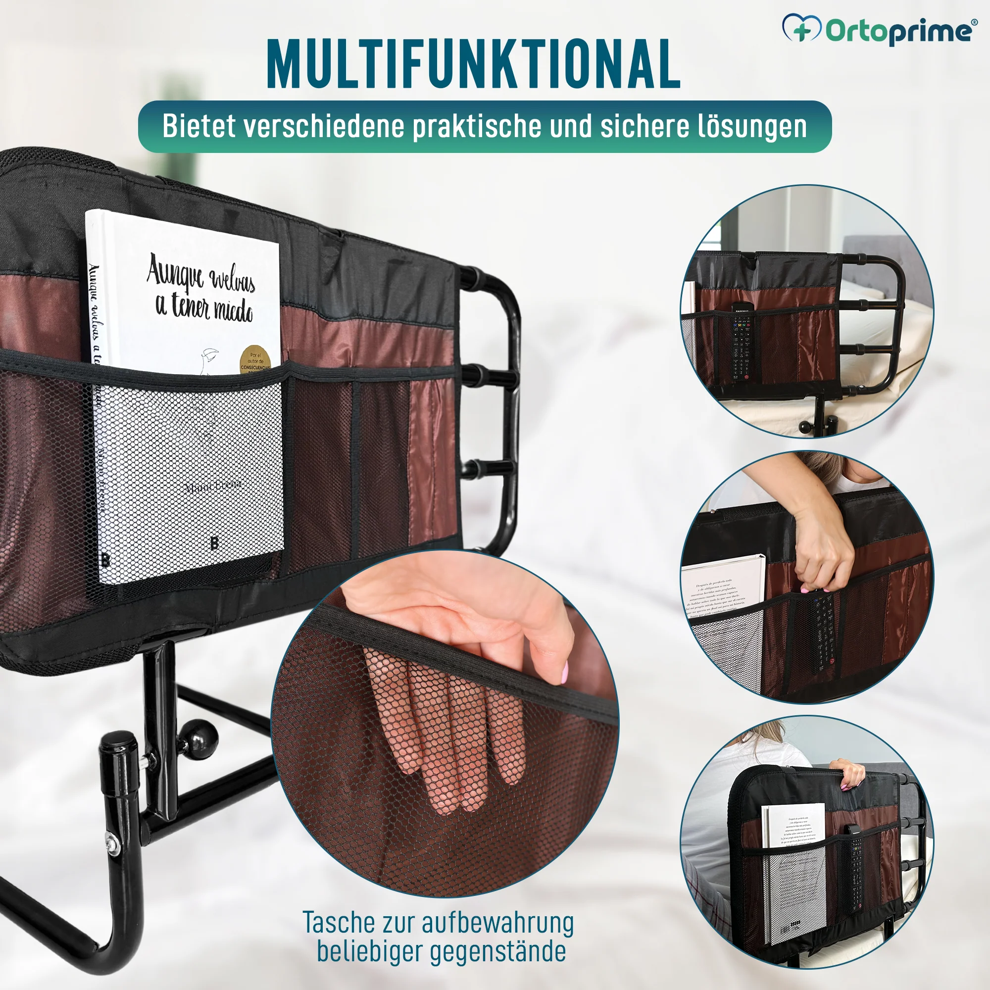 Ausziehbares Geländer mit klappbarem System für das Bett - Image 8