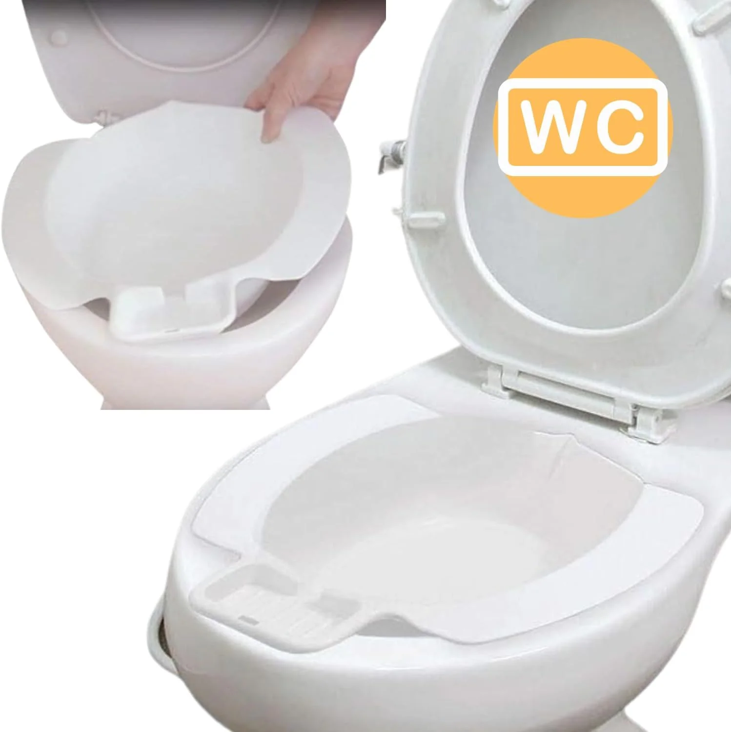 Bidet-Aufsatz WC für Intimhygiene | Seifenhalter