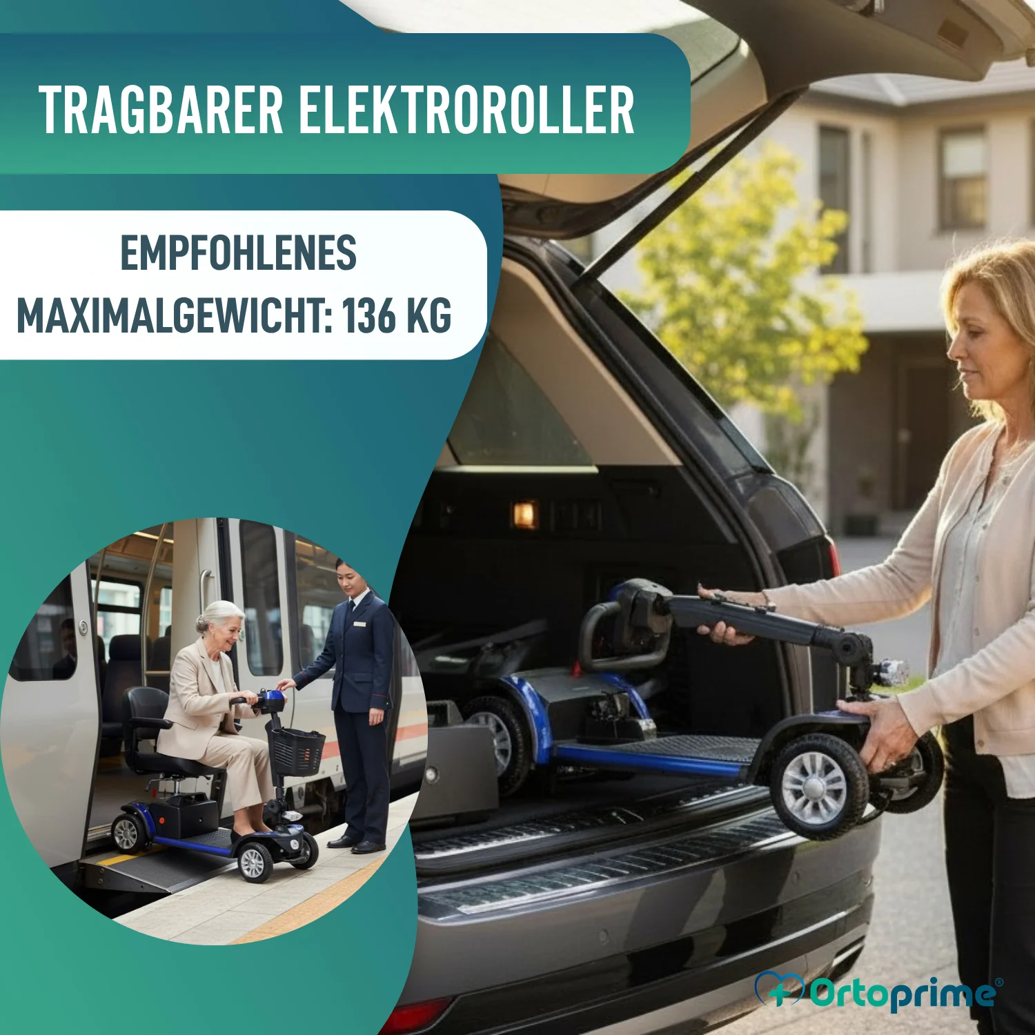 Demontierbarer Elektroroller mit Abnehmbarer Lithiumbatterie - Image 7