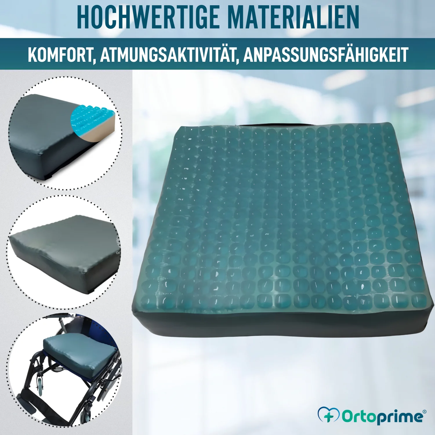 Druckentlastendes Visco-Gel Kissen Ischial 85 kg/m3 - Image 2