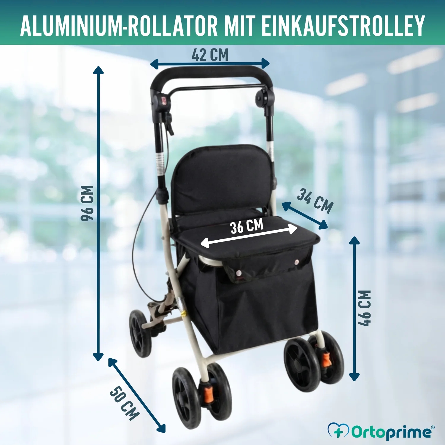 Einkaufswagen mit Sitz | Hilfe im täglichen Leben - Image 2