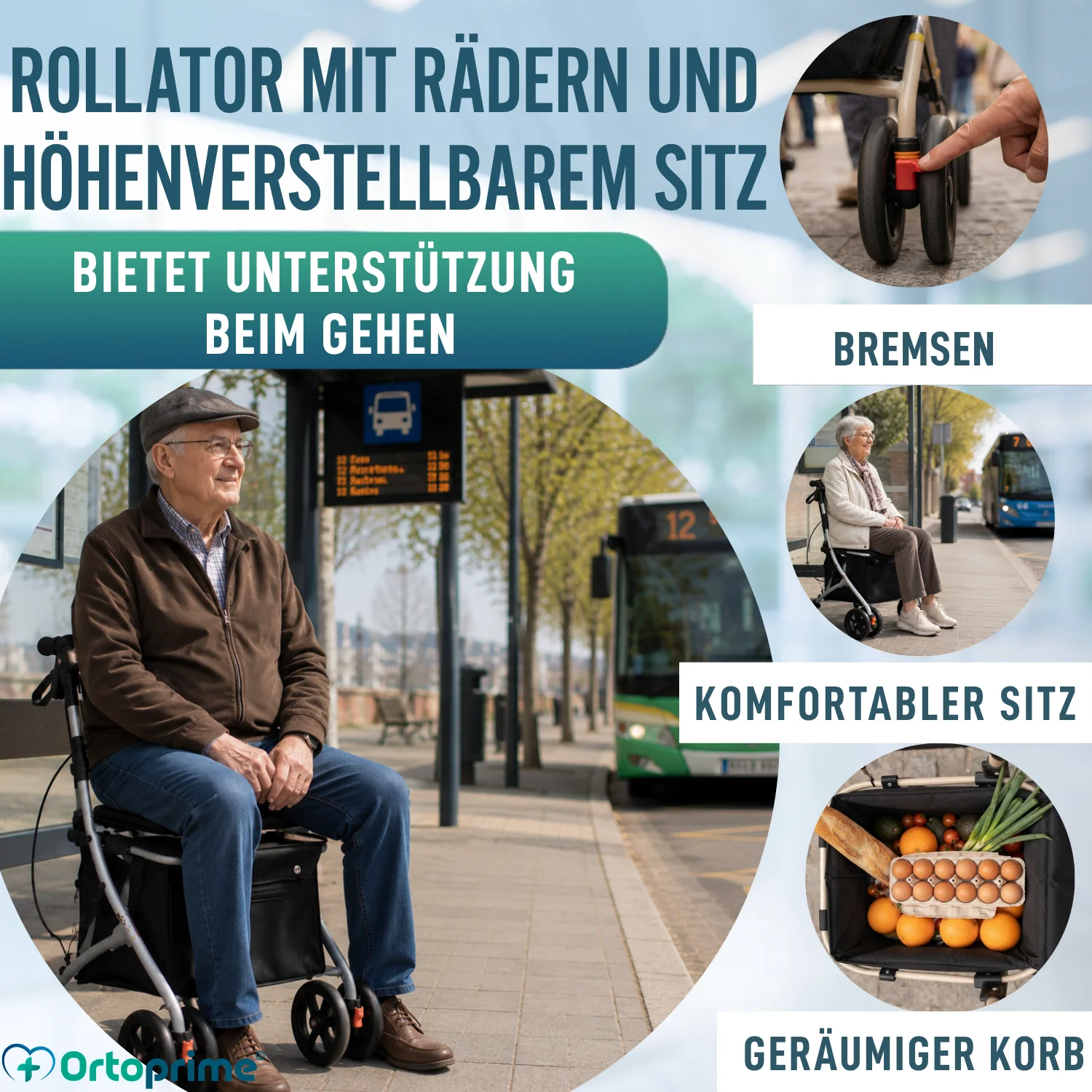 Einkaufswagen mit Sitz | Hilfe im täglichen Leben - Image 5