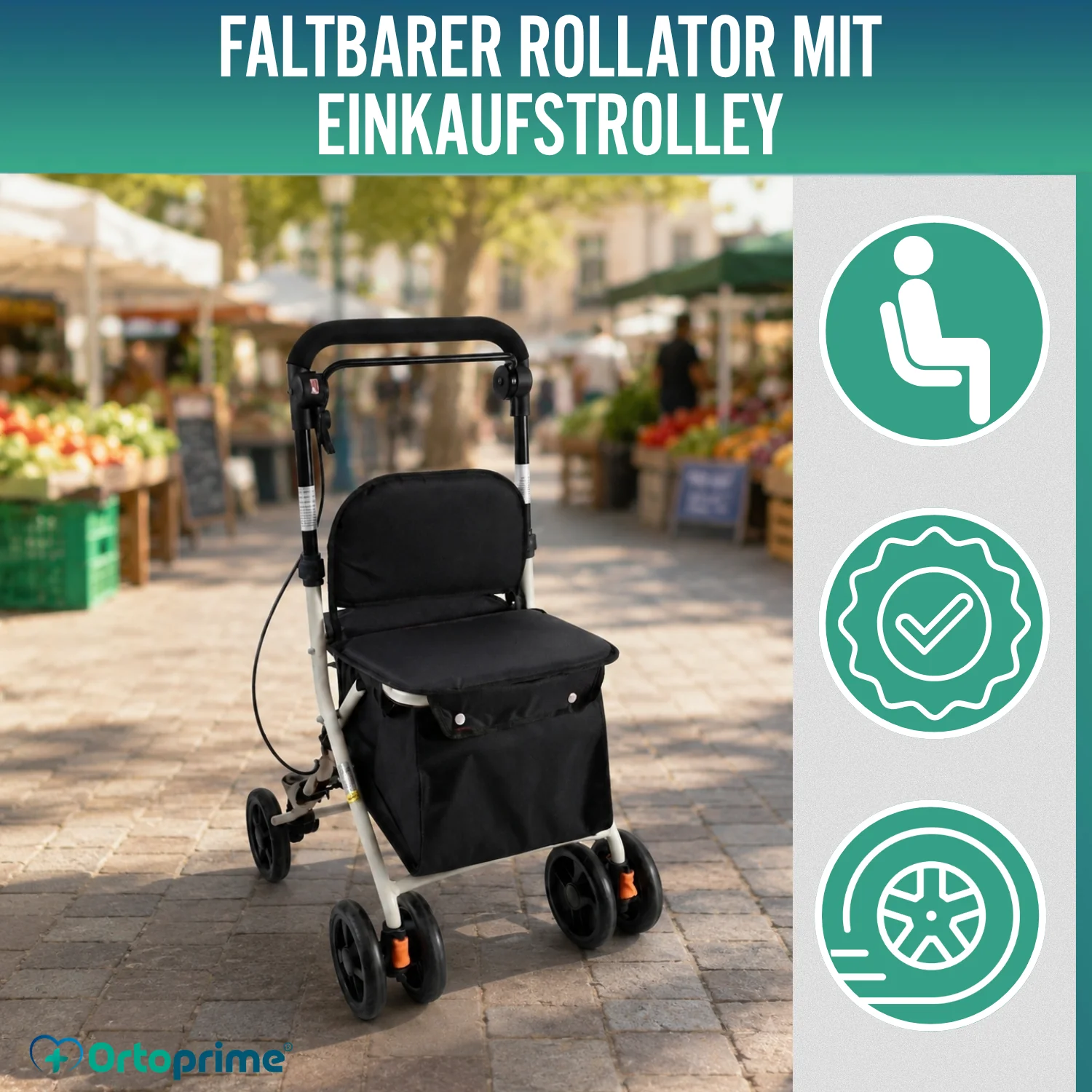 Einkaufswagen mit Sitz | Hilfe im täglichen Leben - Image 7