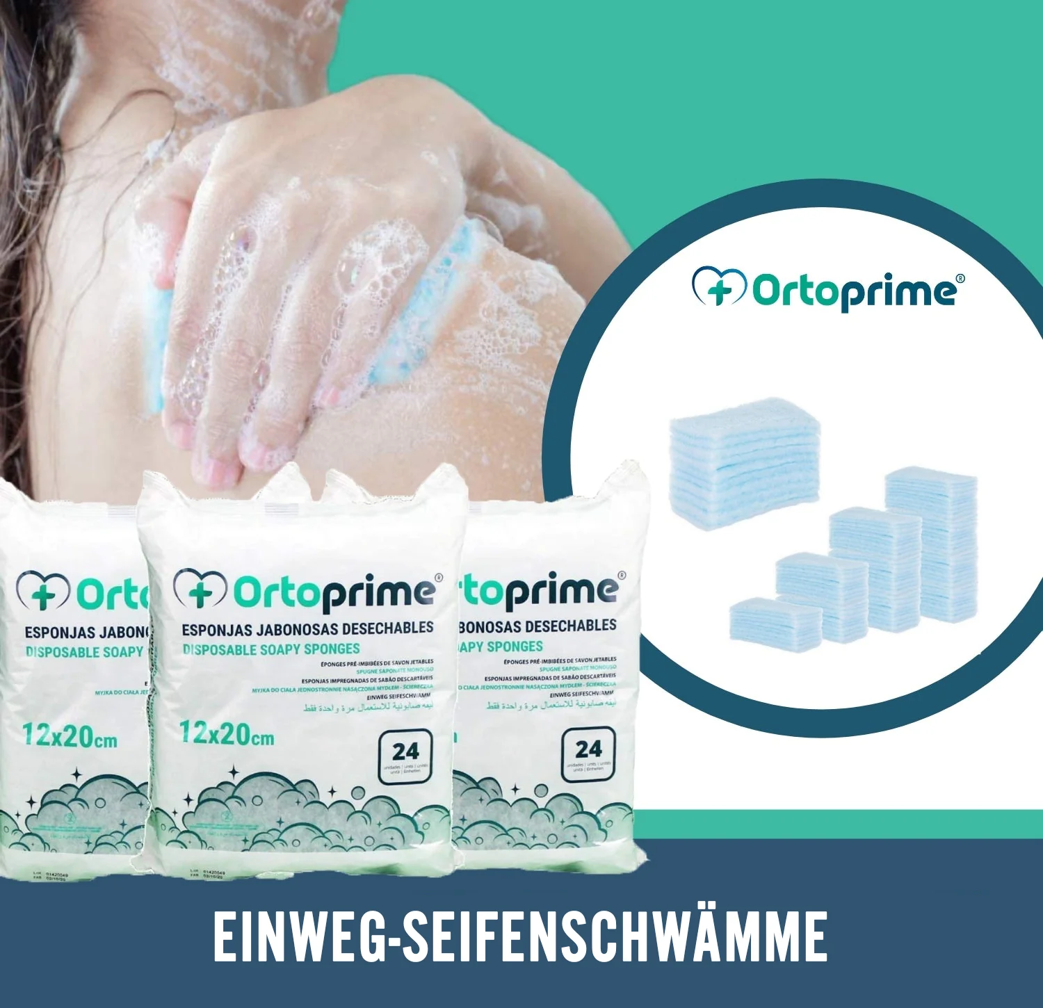 Einweg-Seifenschwämme, 1800 Stück pro Packung - Image 2
