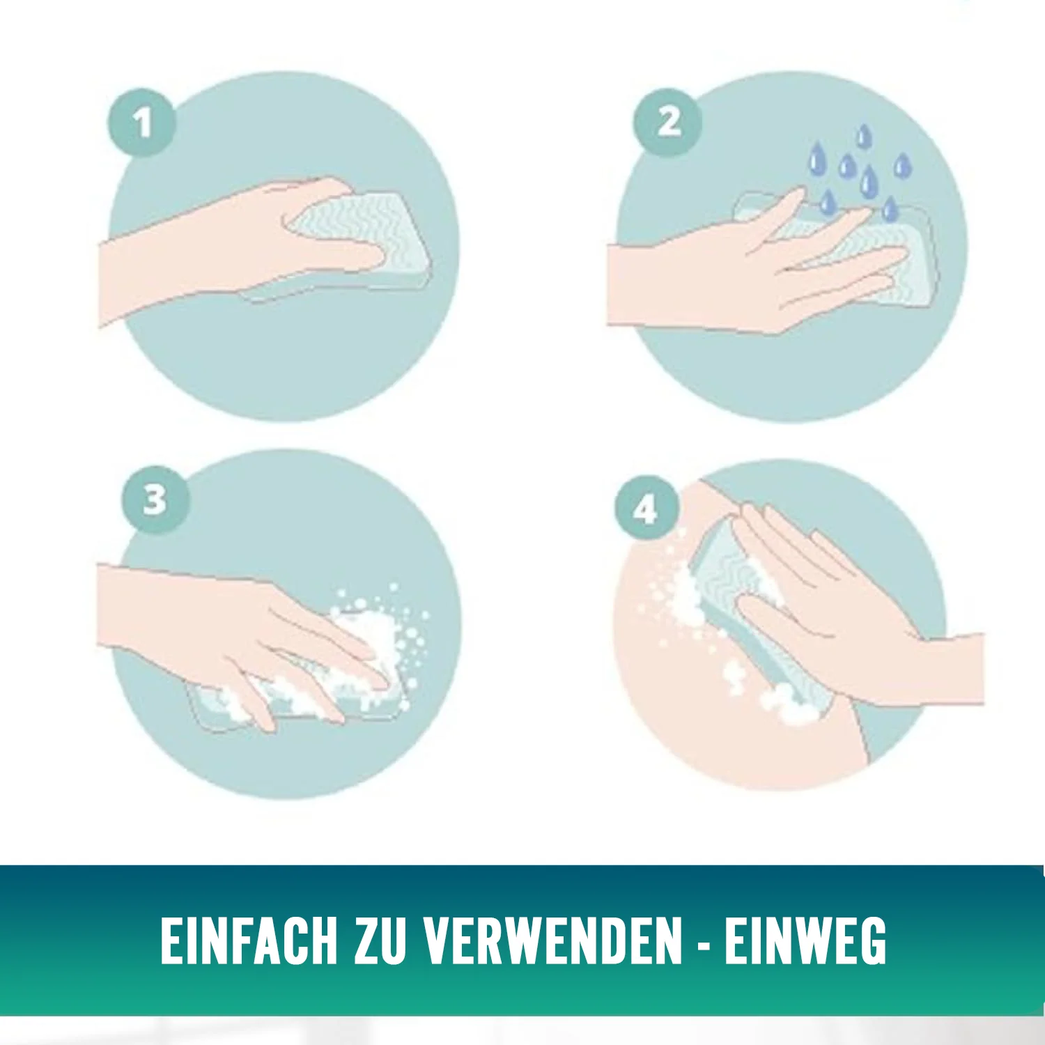 Einweg-Seifenschwämme, 1800 Stück pro Packung - Image 6