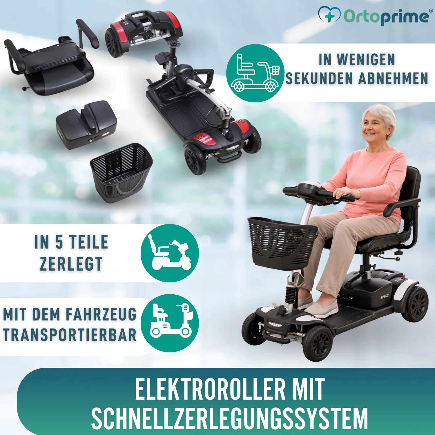 Elektrische Scooter met Lithiumbatterij 20Ah | 8 Kleuren - Image 6