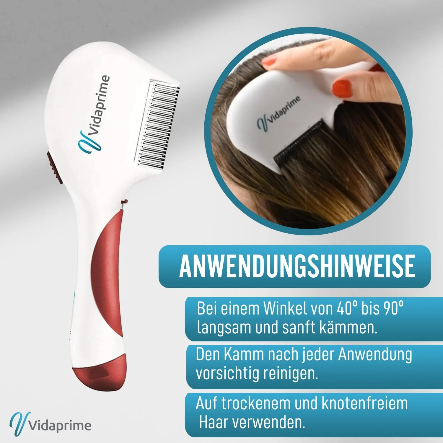 Elektrischer Läuse- und Nissenkamm | Professionelle Anwendung - Image 4