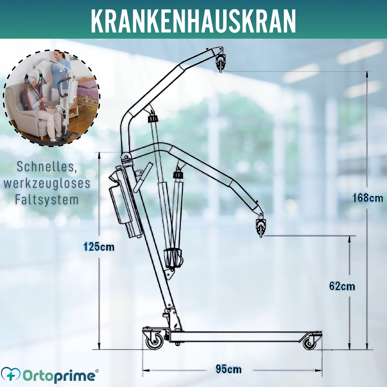 Elektrischer Patientenlift | Ohne Gurt - Image 3