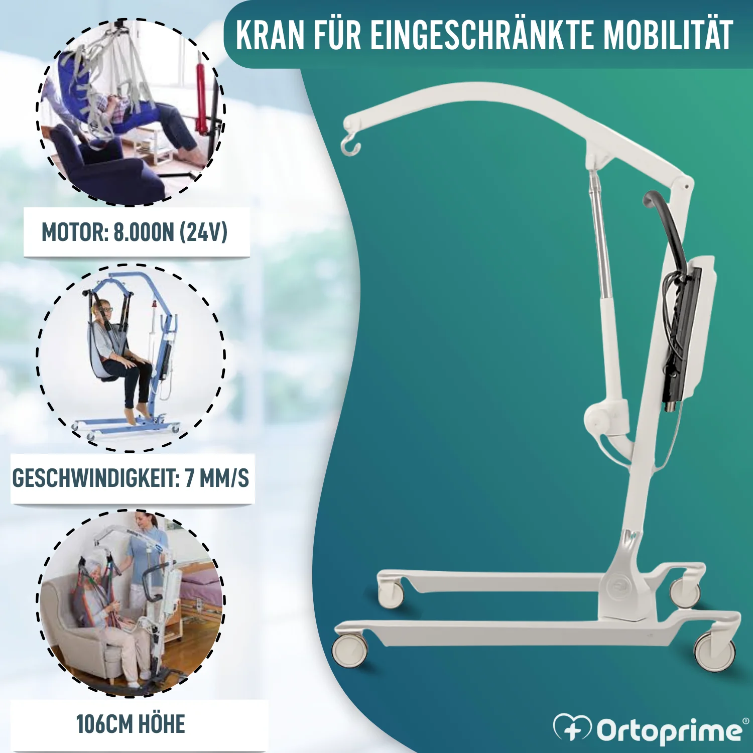 Elektrischer Patientenlift | Ohne Gurt - Image 4