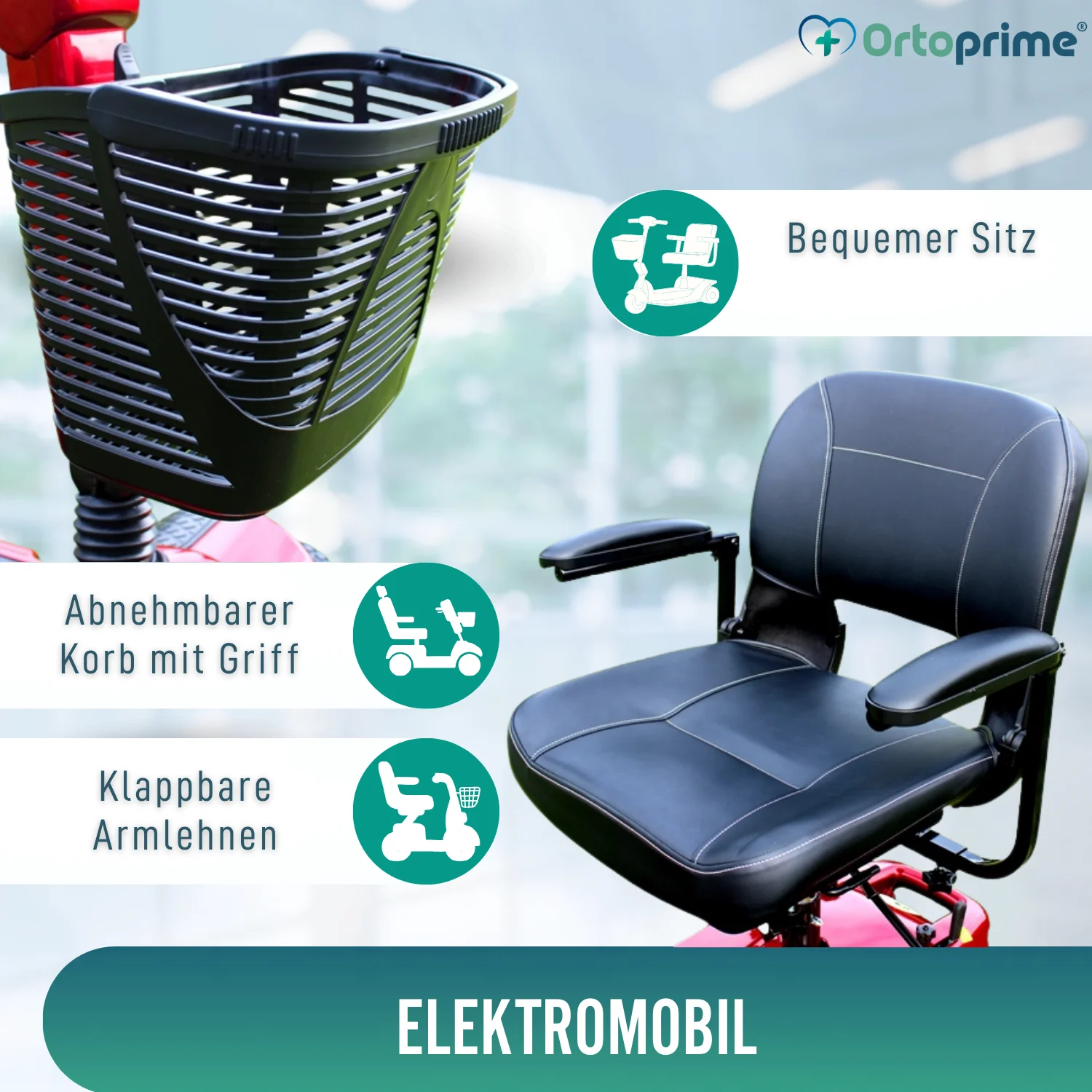 Elektrischer Rollstuhl | Doppeltes Federungssystem - Image 4