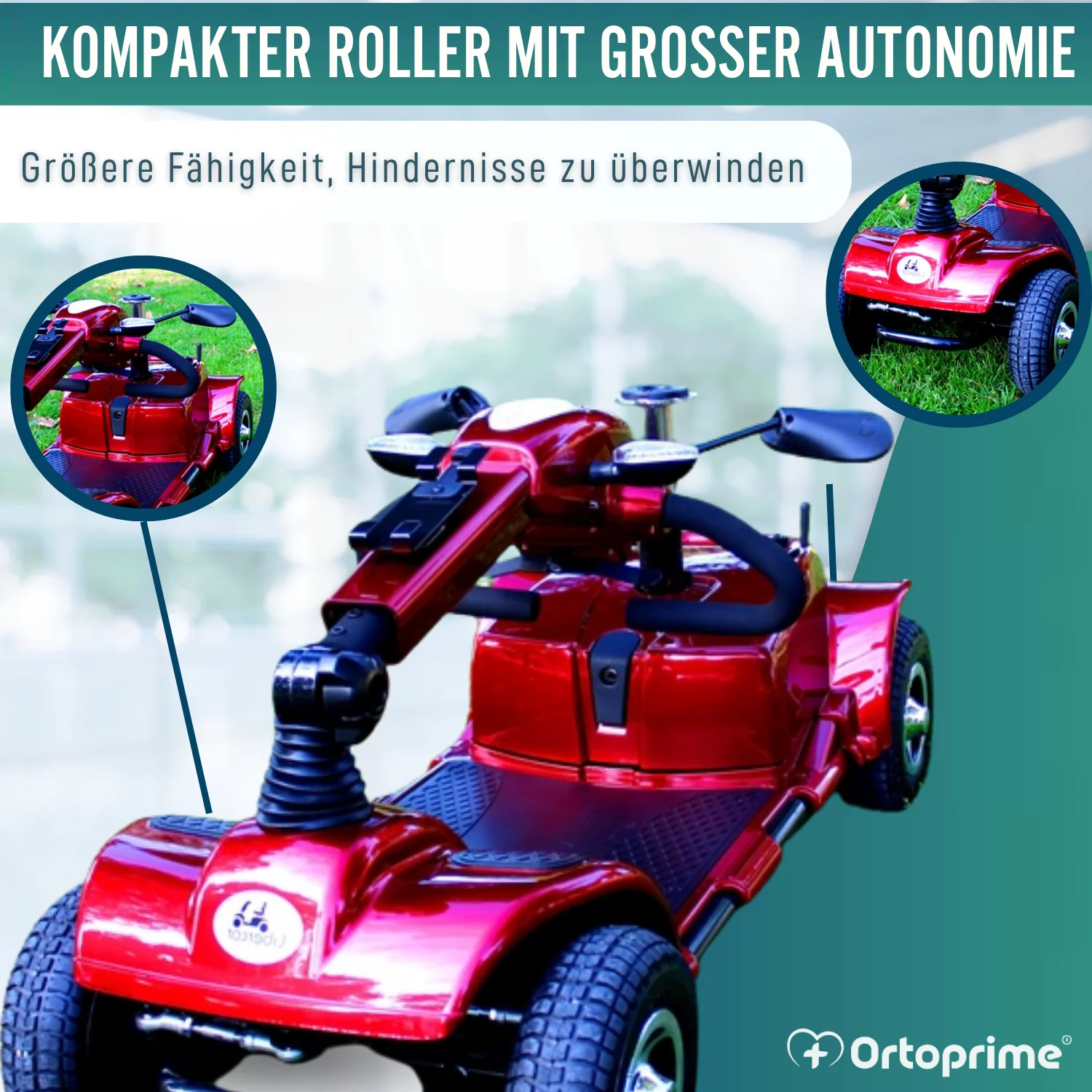 Elektrischer Rollstuhl | Doppeltes Federungssystem - Image 8