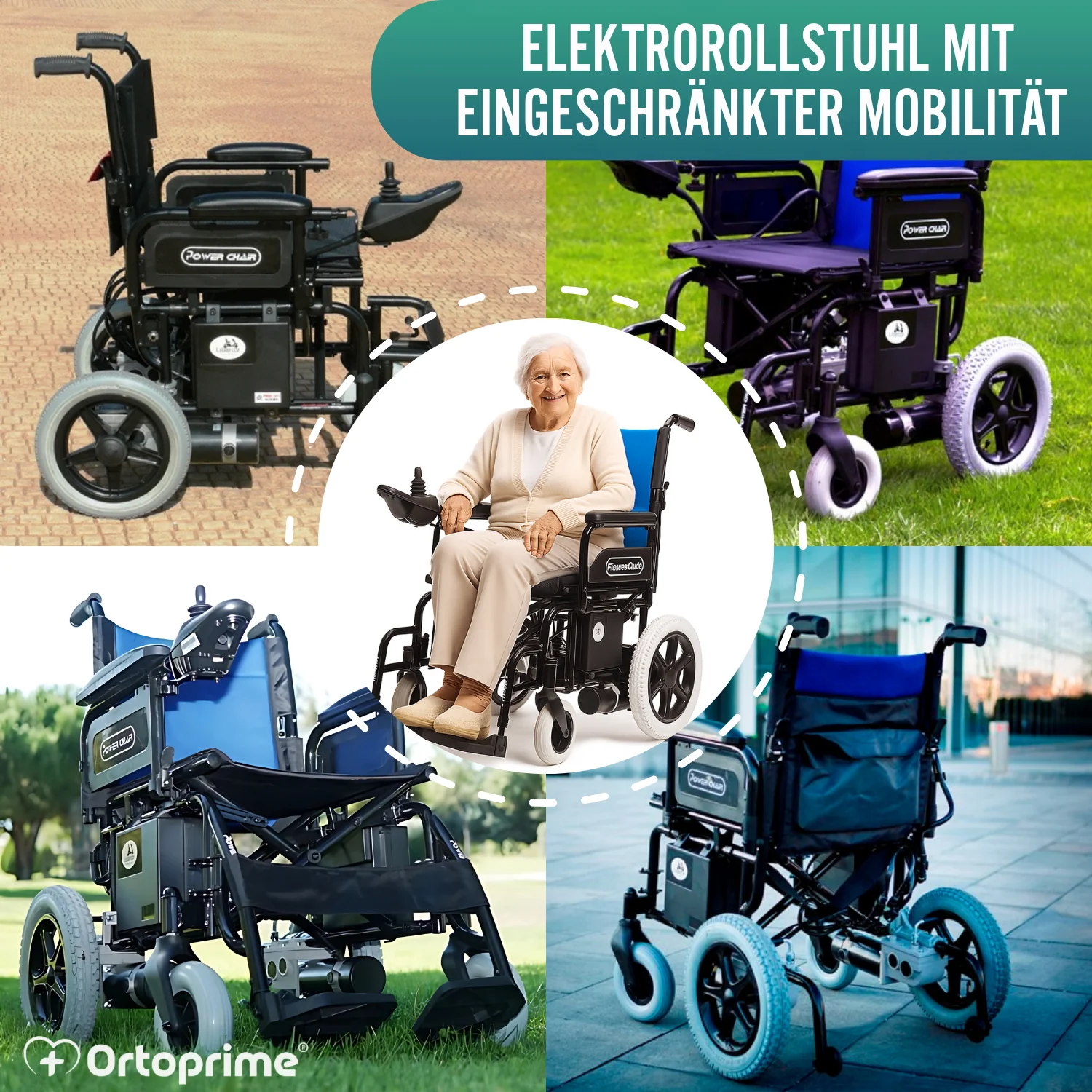 Elektrorollstuhl für eingeschränkte Mobilität | Vollgummireifen - Image 8