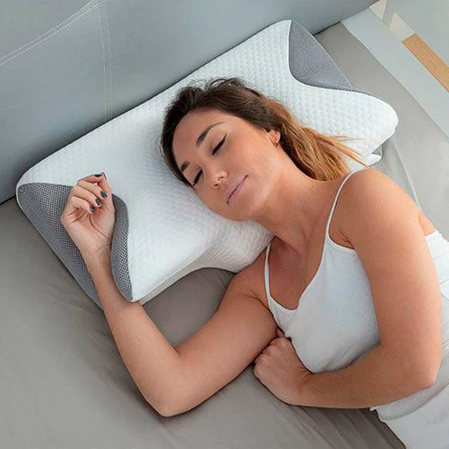 Ergonomisches viskoelastisches Nackenkissen mit Kontur - Image 5