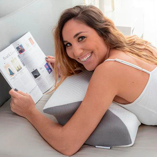 Ergonomisches viskoelastisches Nackenkissen mit Kontur - Image 7