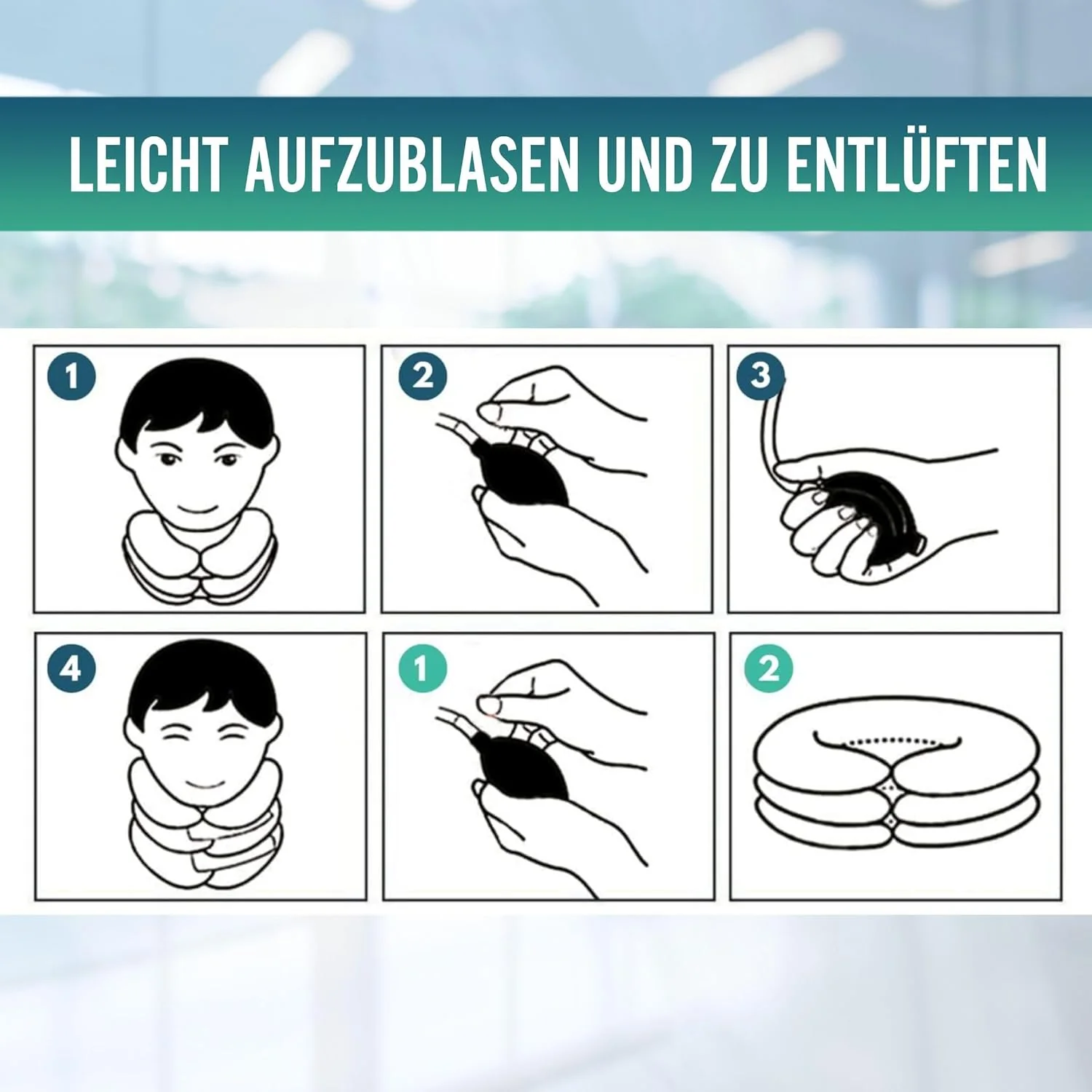 Gerät für die Halswirbeltraktion mit Pumpe - Image 8