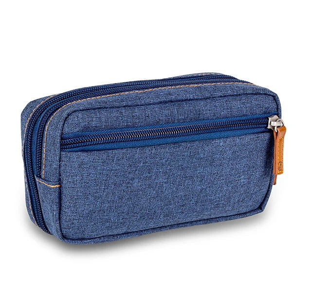 Großes Diabetes-Etui in Jeansblau | Bitone Blau - Image 2