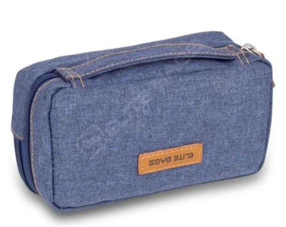 Großes Diabetes-Etui in Jeansblau | Bitone Blau - Image 4