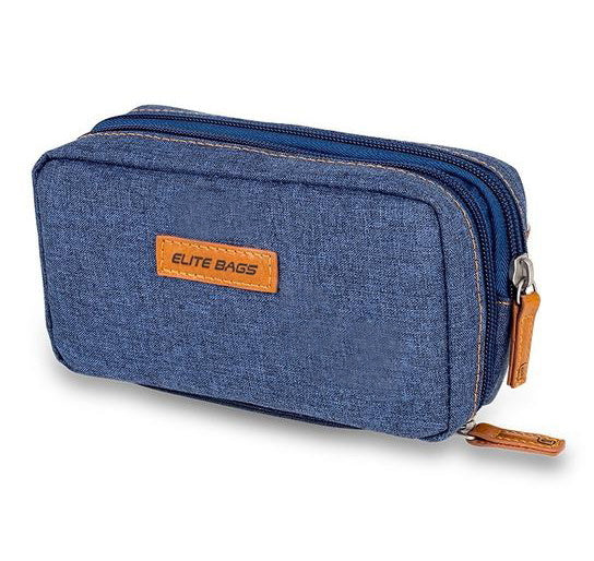 Großes Diabetes-Etui in Jeansblau | Bitone Blau - Image 5