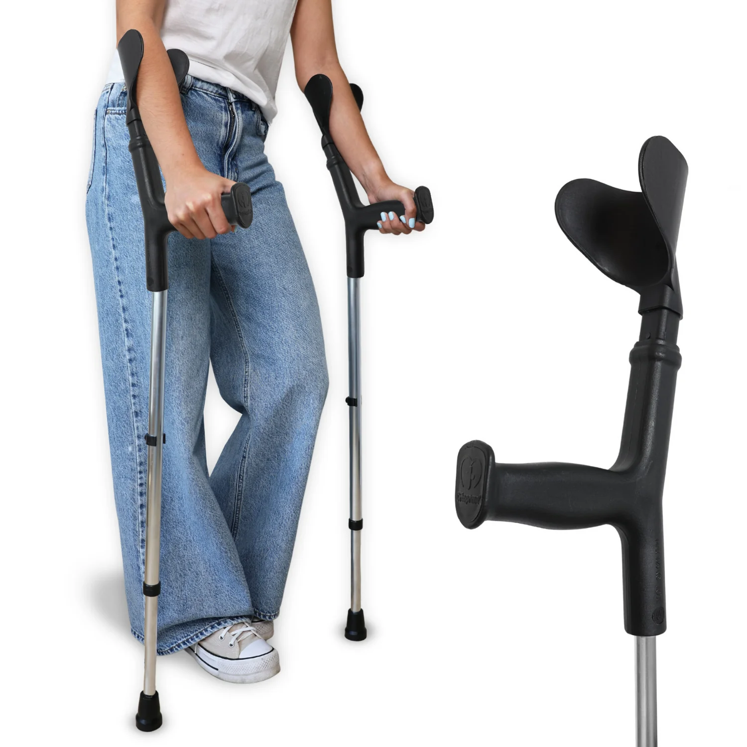 Höhenverstellbare orthopädische Krücke | Ergonomisch - Image 8