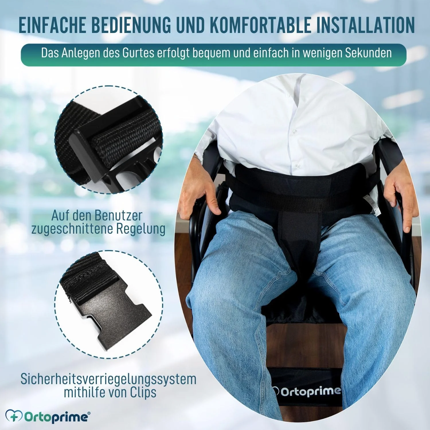 Hüftgurt für Rollstuhl Anti-Sturz - Image 4