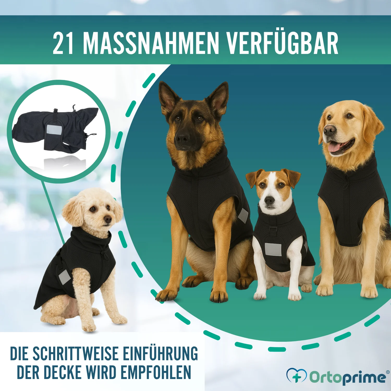 Hundedecke für Hunde mit Back on Track Gewebe | 21 Größen - Image 8