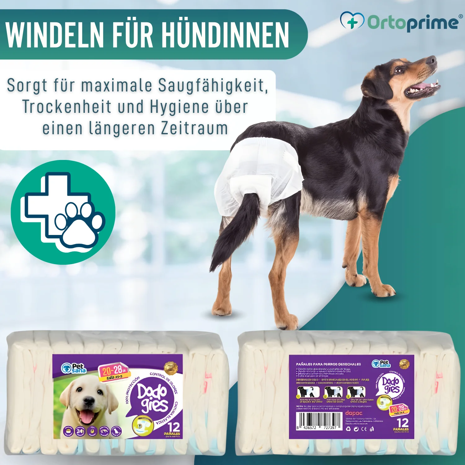 Hundewindeln für Hündinnen & Welpen | Hohe Saugkraft - Image 6
