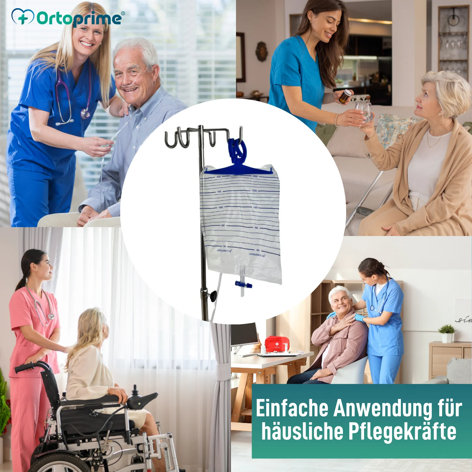 Infusionsständer auf Rollen | Professionellen und Häuslichen Gebrauch - Image 3