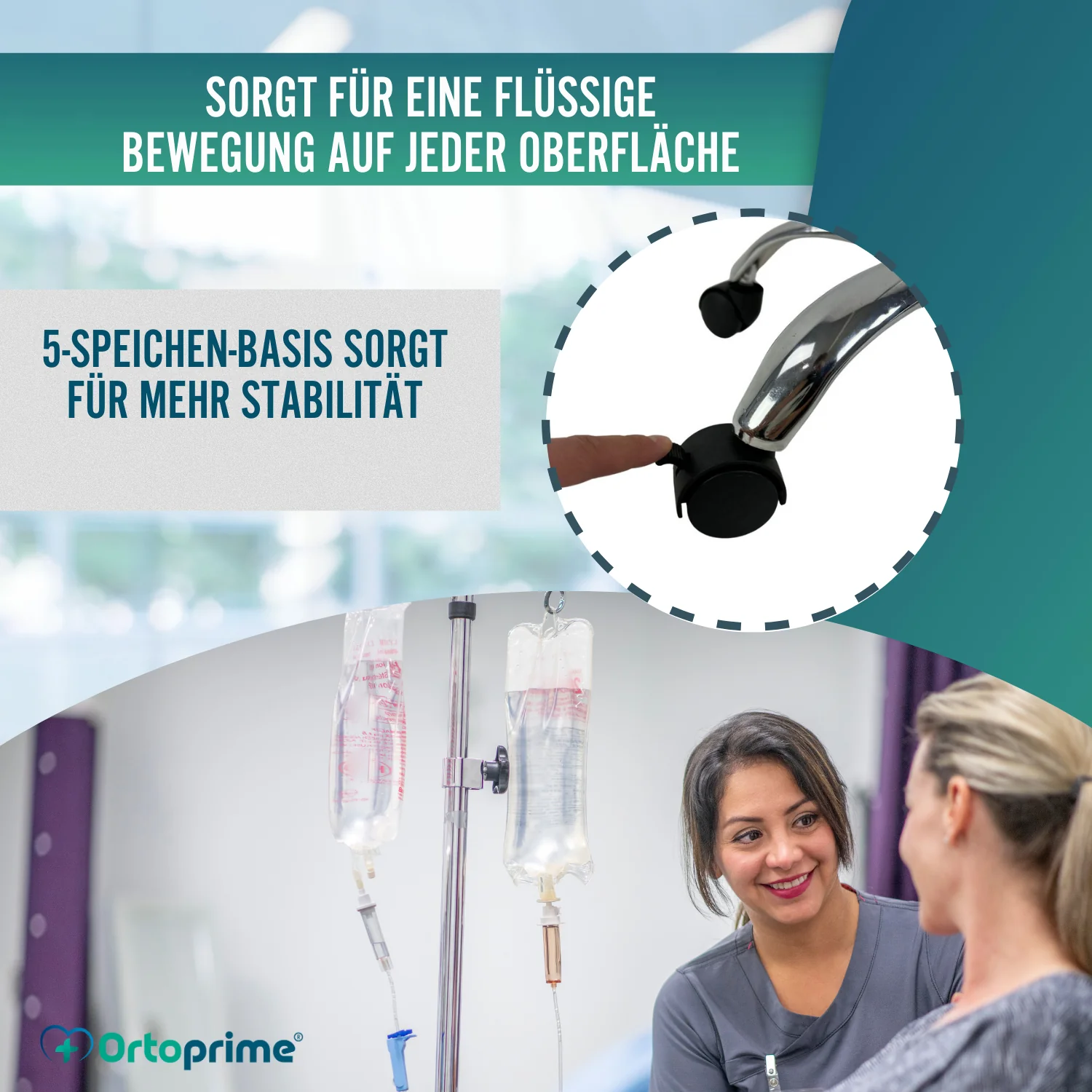 Infusionsständer auf Rollen | Professionellen und Häuslichen Gebrauch - Image 8