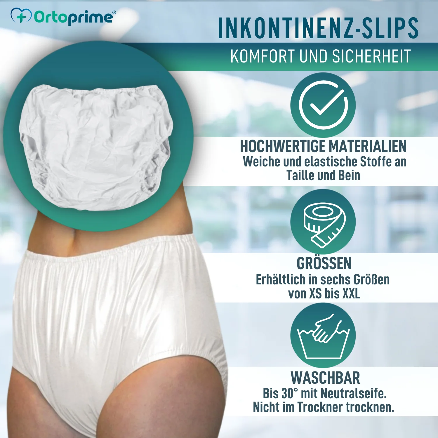 Inkontinenzhose für Erwachsene | Sechs Größen - Image 4