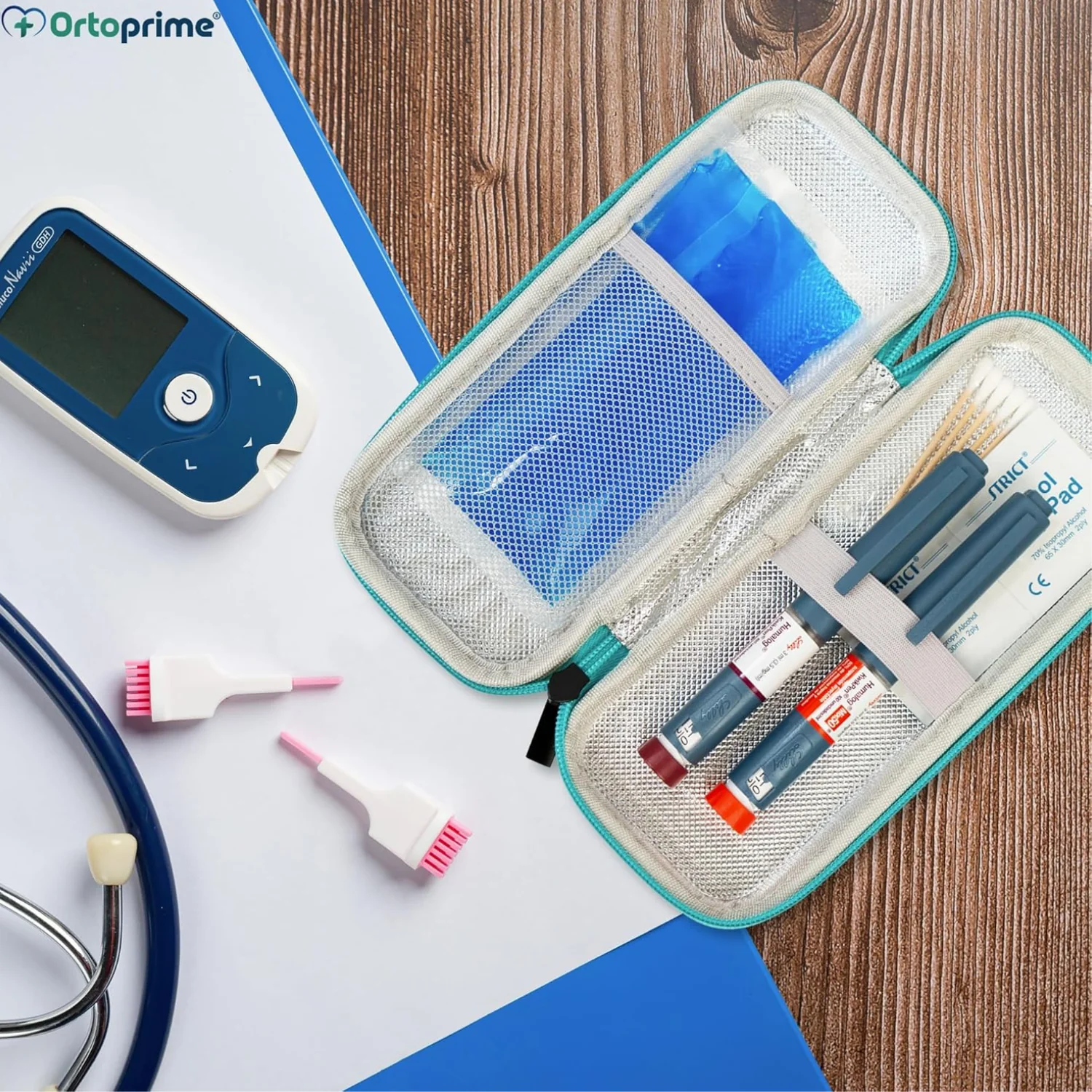 Insulinetui mit Thermometer | Kühltasche für Diabetiker - Image 6
