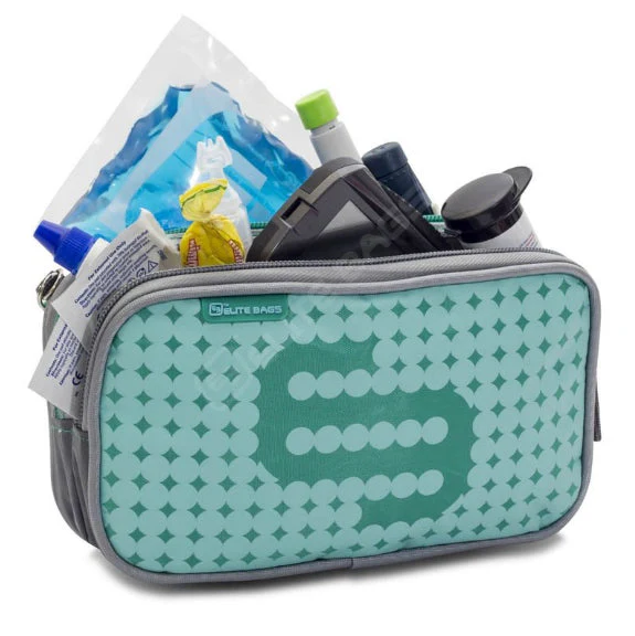Isolierte Tasche für Diabetes-Medikamente | Grün