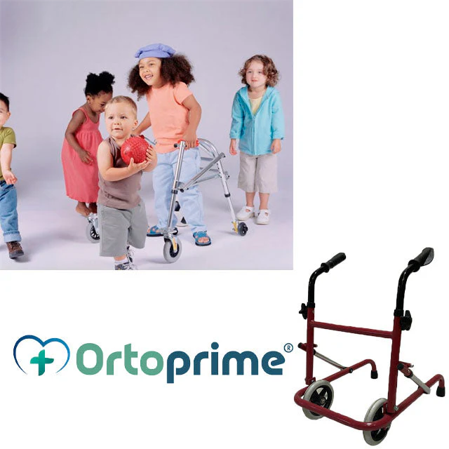 Kinderorthopädischer Gehwagen mit Rädern | Höhenverstellbar - Image 3