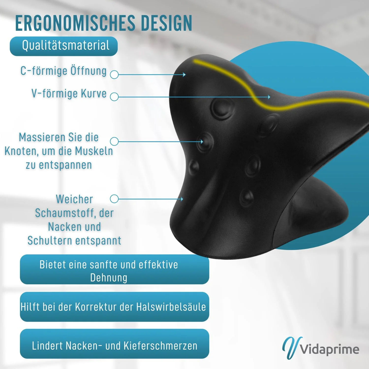 Chiropraktisches Nackenstützkissen | Haltungskorrekturkissen - Image 7