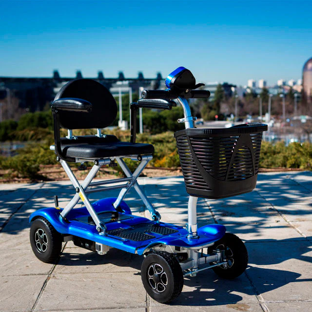 Klappbarer Elektrischer Scooter mit 4 Rädern und Korb - Image 2