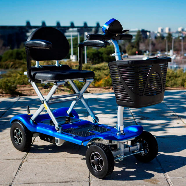 Klappbarer Elektrischer Scooter mit 4 Rädern und Korb - Image 6