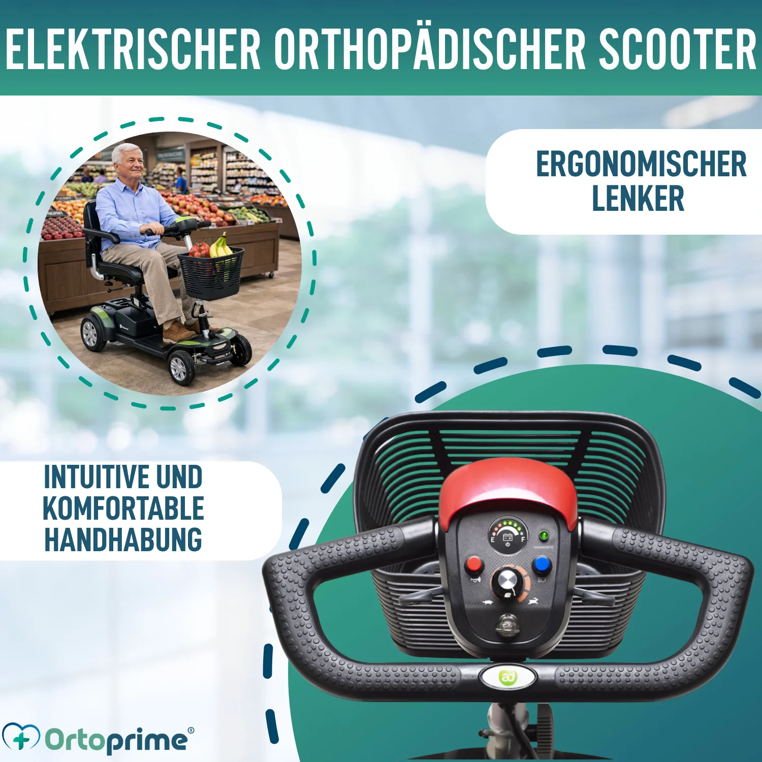 Kompakter Elektro-Scooter mit Heckrucksack - Image 10