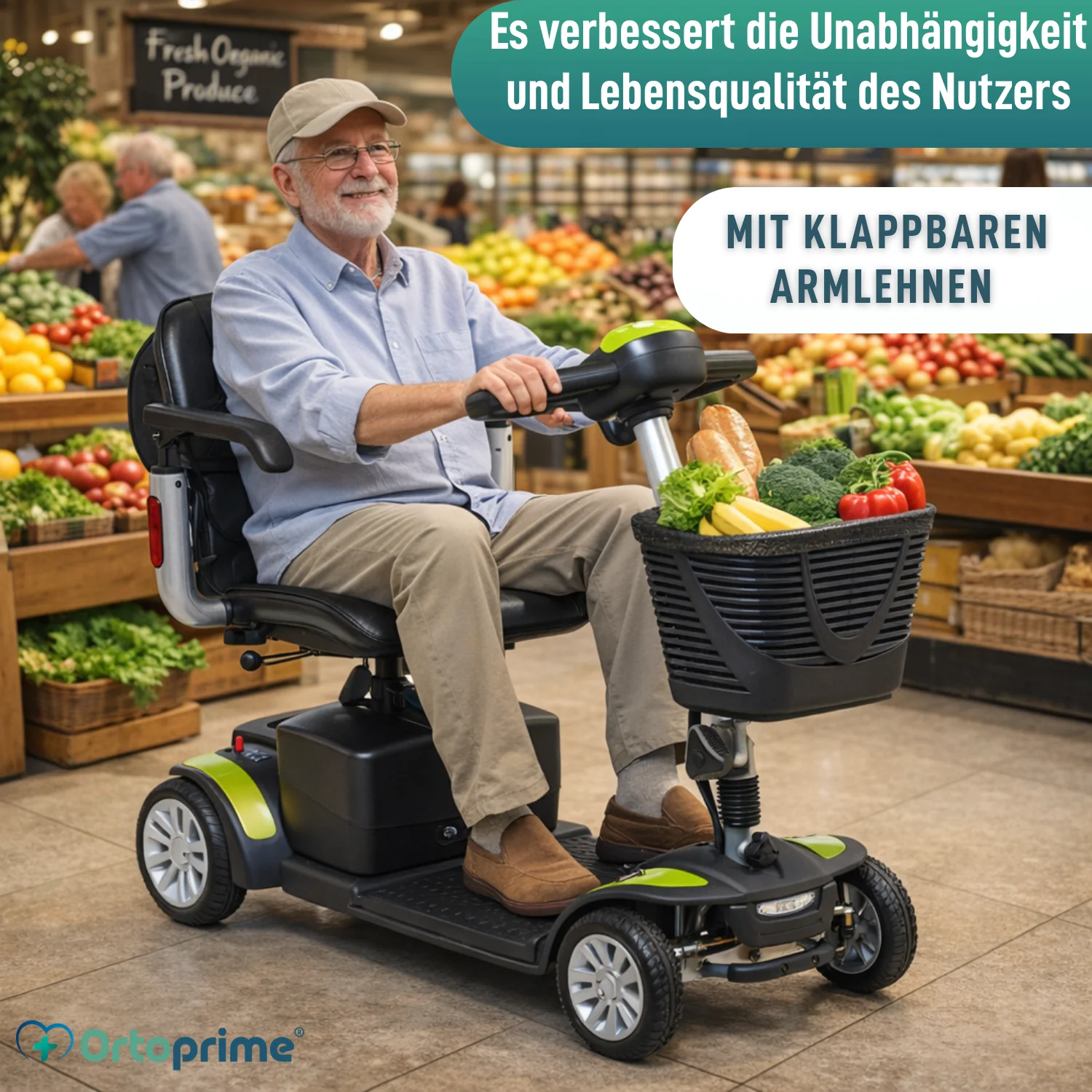 Kompakter Elektro-Scooter mit Heckrucksack - Image 5