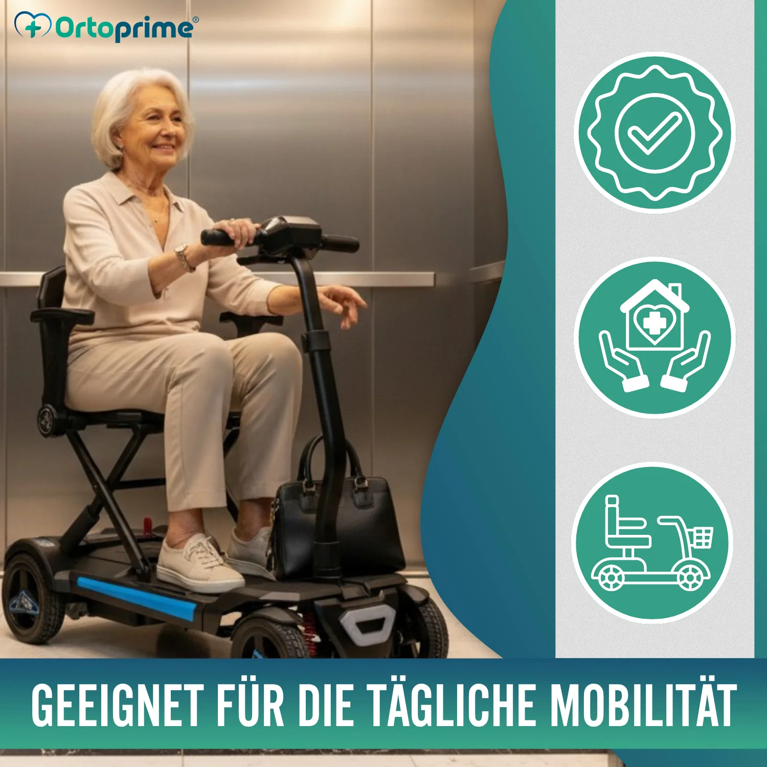 Kompakter Elektroroller Transportabel | Elektrisches Falten - Image 5