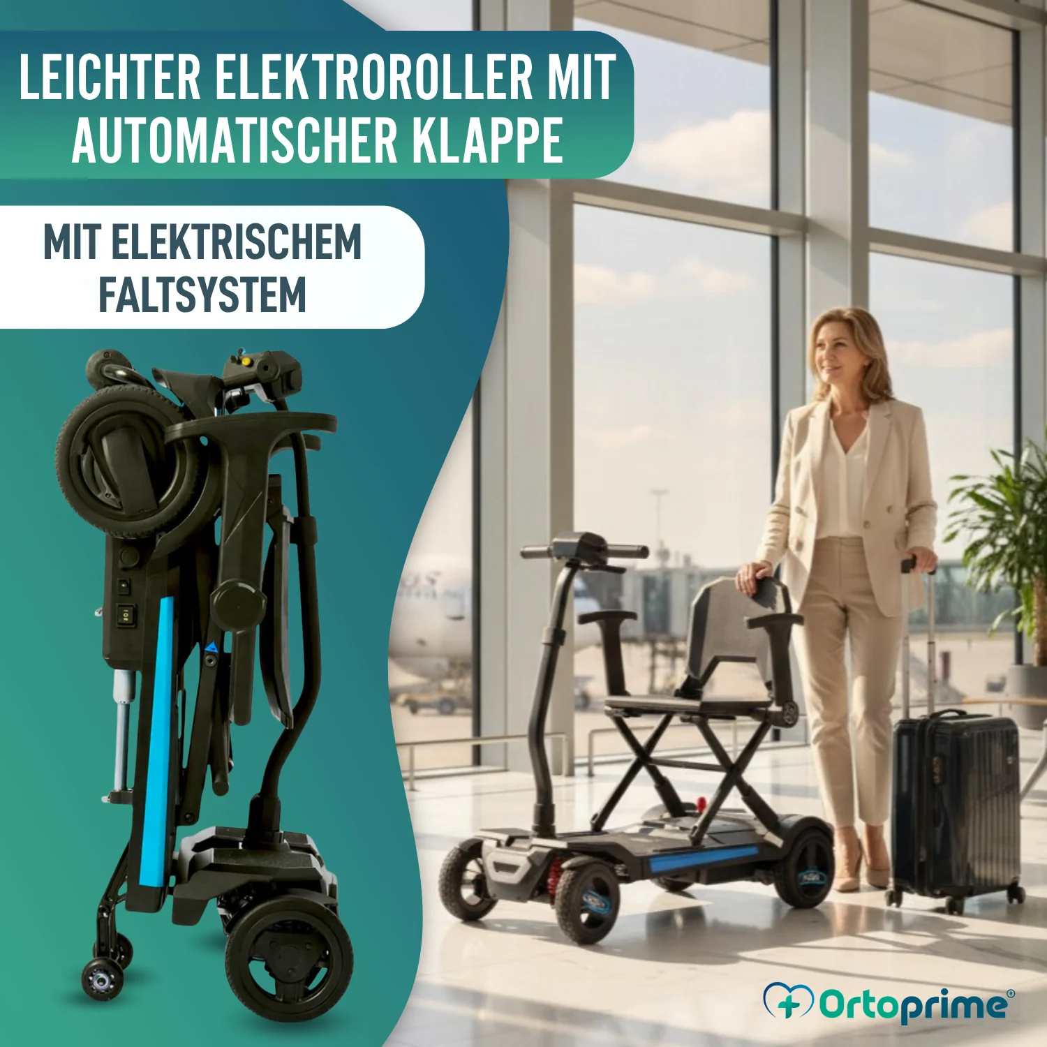 Kompakter Elektroroller Transportabel | Elektrisches Falten - Image 6