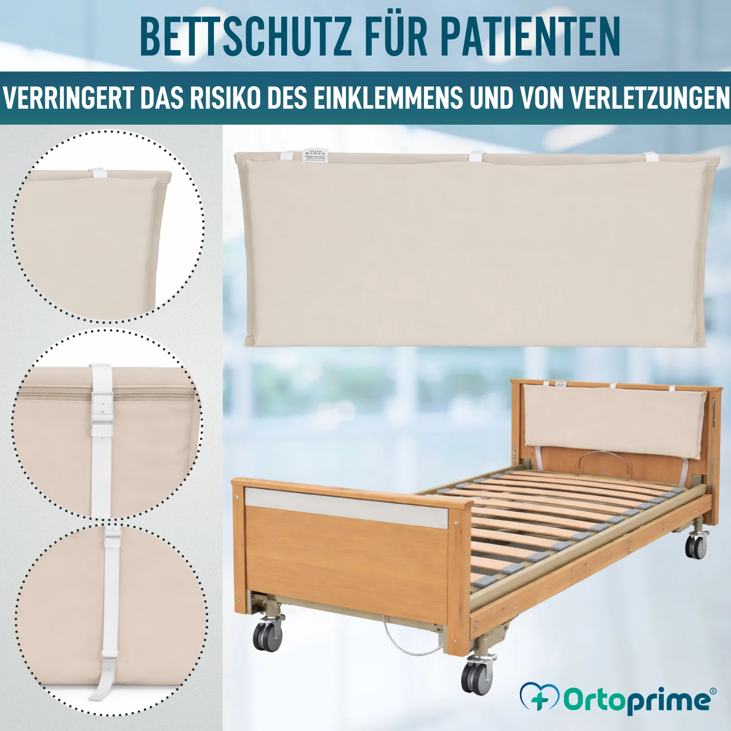 Kopf- und Fußteil-Schutz fürs Bett | Gepolstert - Image 3