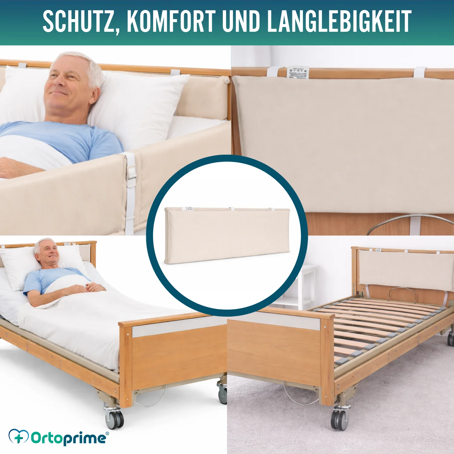 Kopf- und Fußteil-Schutz fürs Bett | Gepolstert - Image 4