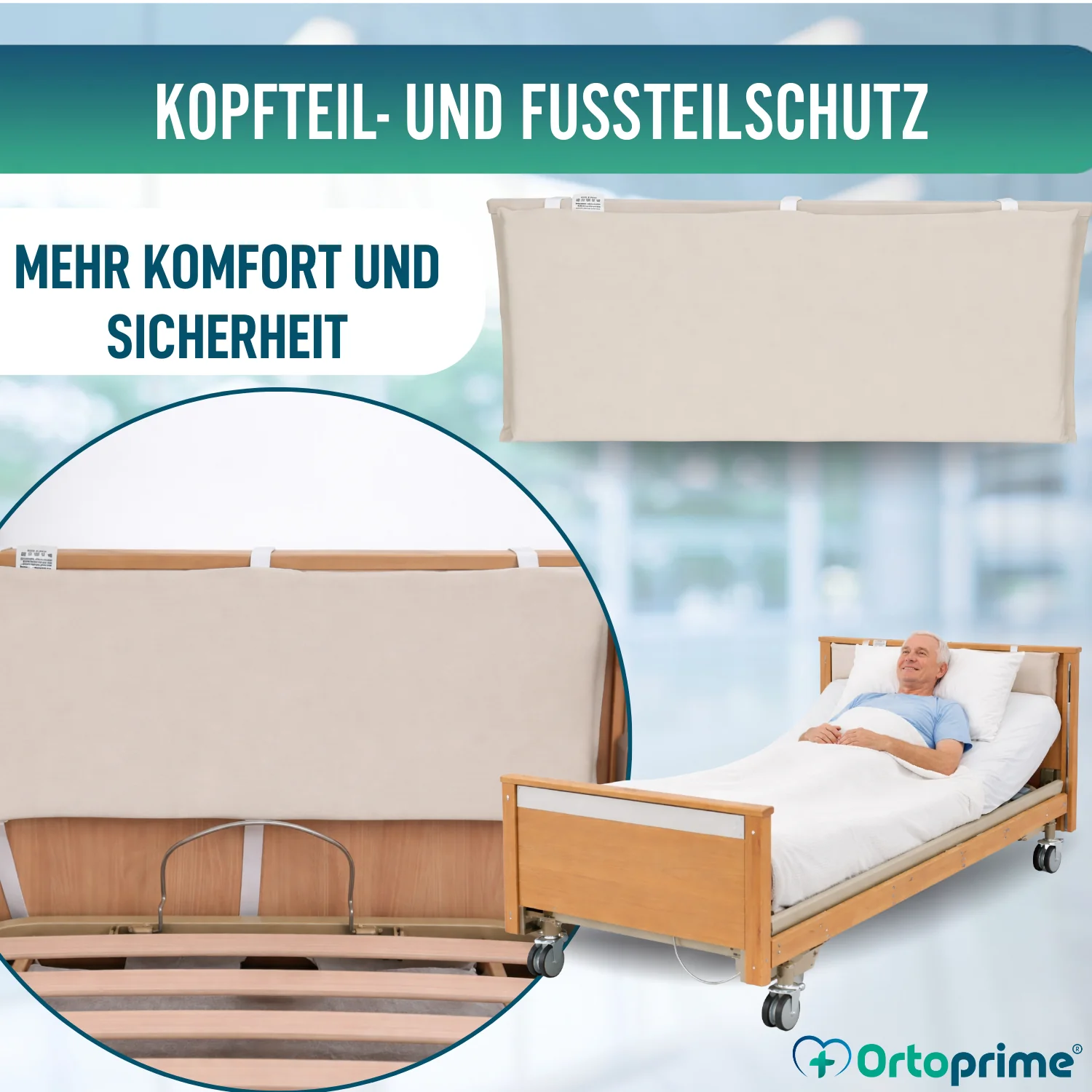 Kopf- und Fußteil-Schutz fürs Bett | Gepolstert - Image 6