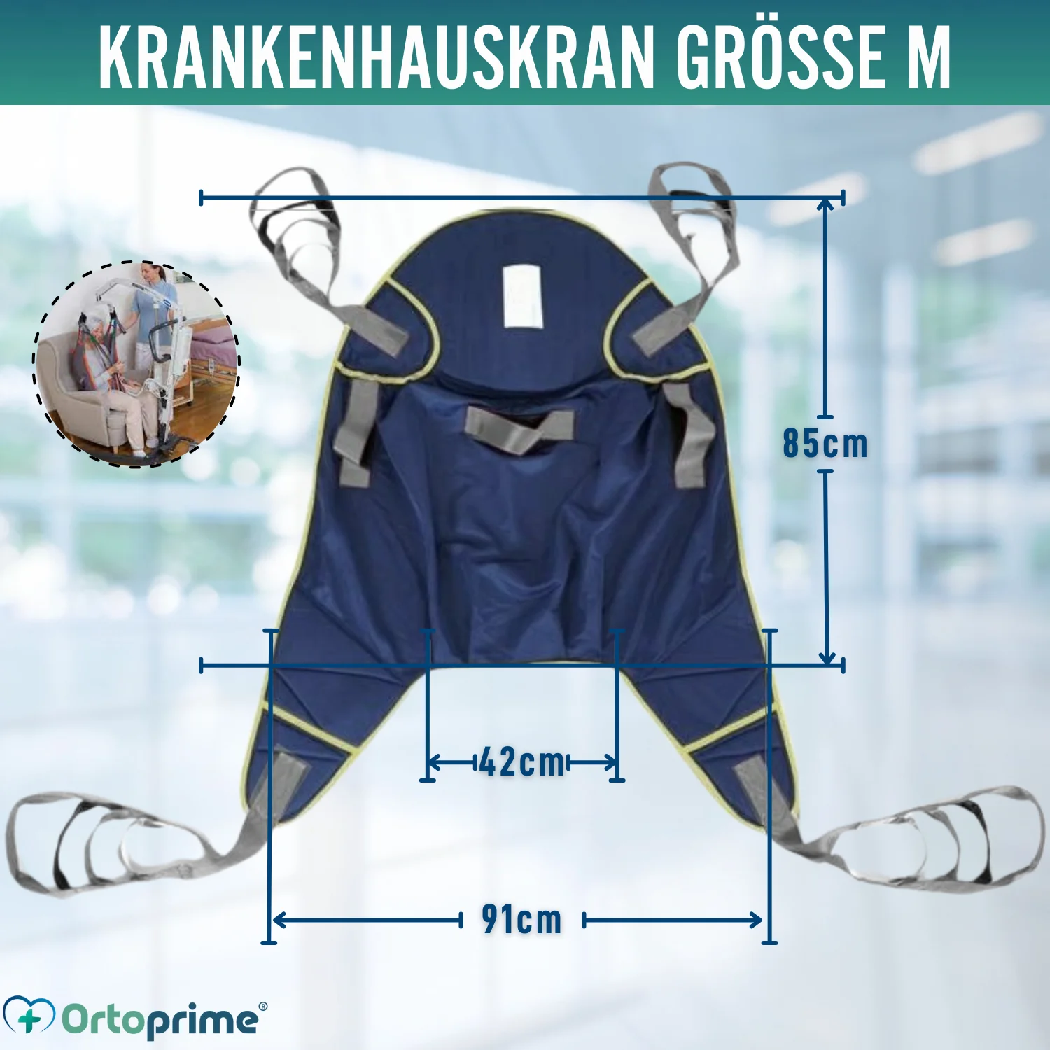 Kran zum Heben von Patienten Hohe Qualität | Inkl. Gurt - Image 5
