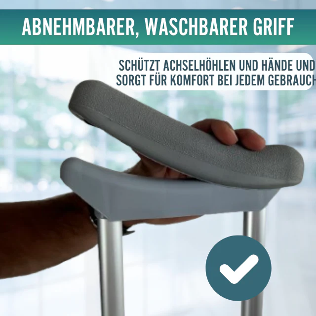 Krücken für Erwachsene | Verstellbare Aluminium Pack x2 - Image 4