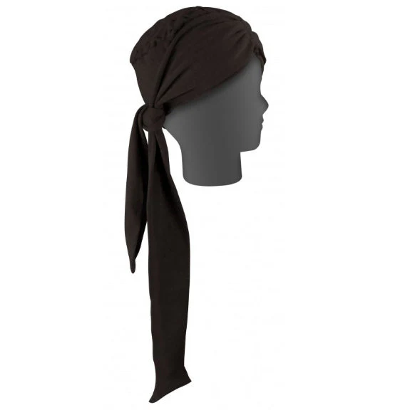 Langer geraffter onkologischer Turban | Verschiedene Farben - Image 4